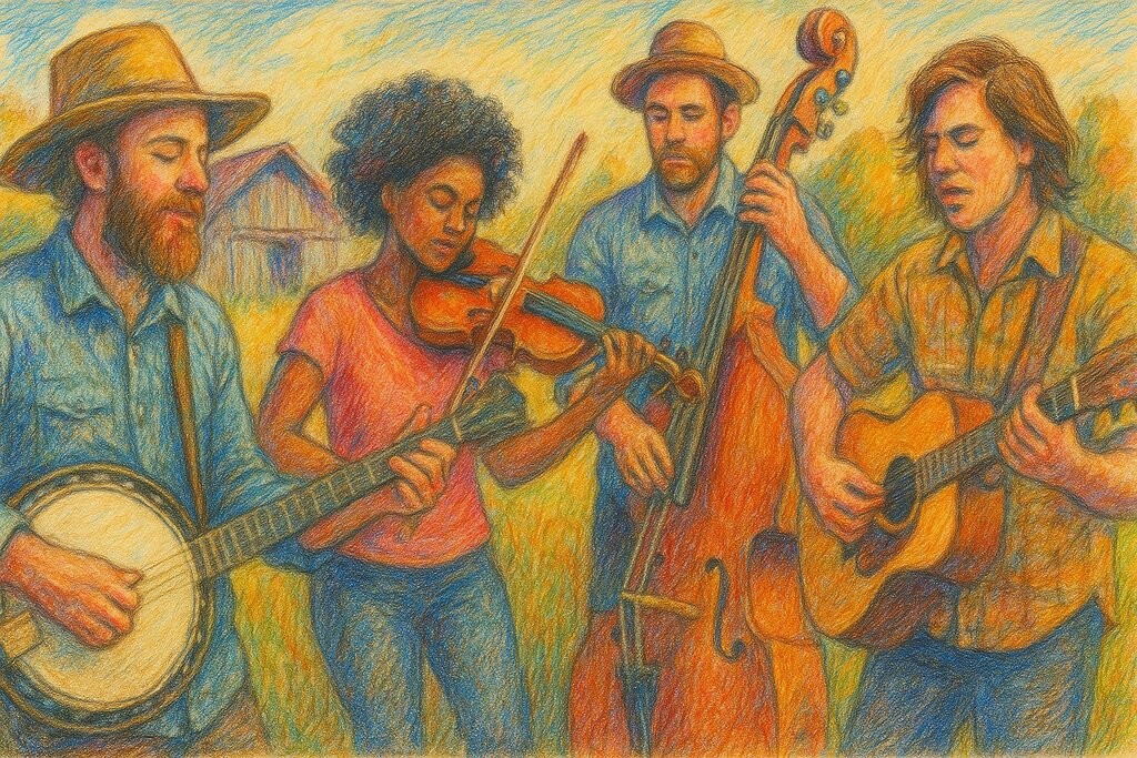 Cover image for Fascino Bluegrass | Un Viaggio Attraverso i Paesaggi Sonori