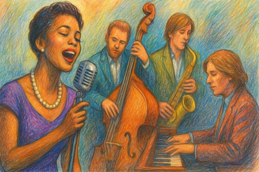 Cover image for Scopri Female Jazz Vocalists | Un Viaggio Musicale