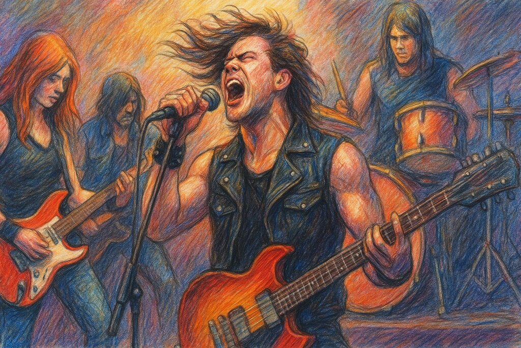 Cover image for Battito Pulsante del Hard Rock | Energia nella Sua Forma Più Pura
