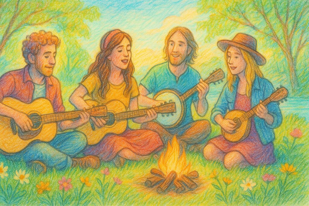 Cover image for Indie Folk Magic - Discover Raw Acoustic Soundscapes and Timeless Storytelling