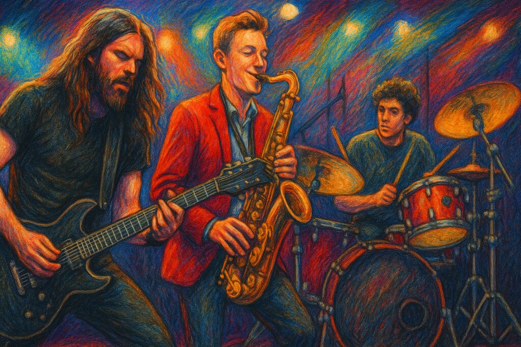 Cover image for Battito Pulsante del Jazz Metal | Improvvisazione nella Sua Forma Più Pura