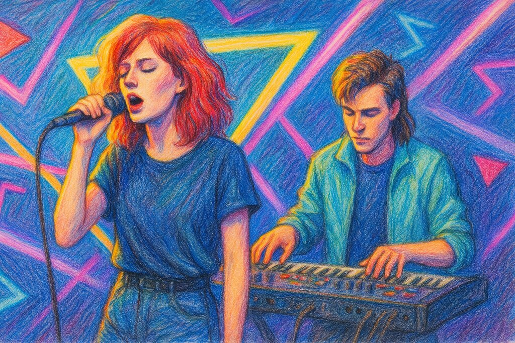 Cover image for Battito Pulsante del Synth-Pop | Sintetizzatori nella Sua Forma Più Pura